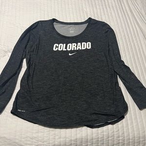 CU BUFFS Nike Women’s long sleeve tee